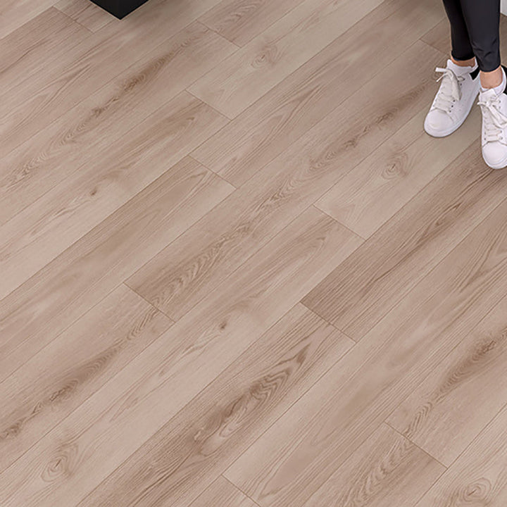 BowLift | Scratch-resistant plastic floor Rectangular fabric look square edge floor