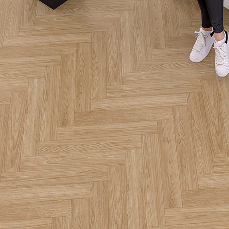 BowLift | Scratch-resistant plastic floor Rectangular fabric look square edge floor