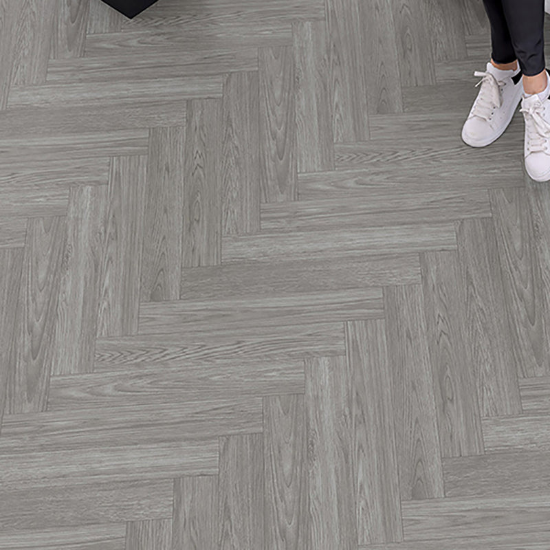 BowLift | Scratch-resistant plastic floor Rectangular fabric look square edge floor