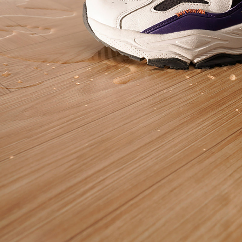 BowLift | Scratch-resistant plastic floor Rectangular fabric look square edge floor
