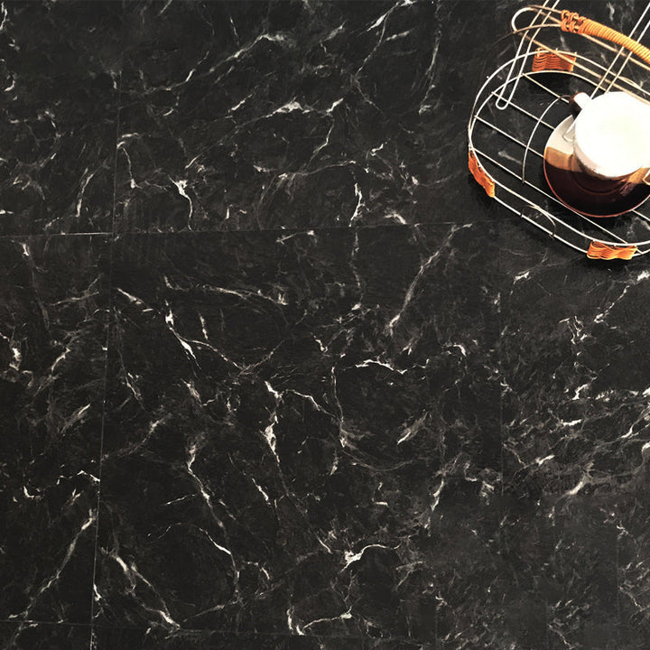 BowLift | Waterproof Plastic Floor Rectangular Fabric Look Square Edge Floor Tile
