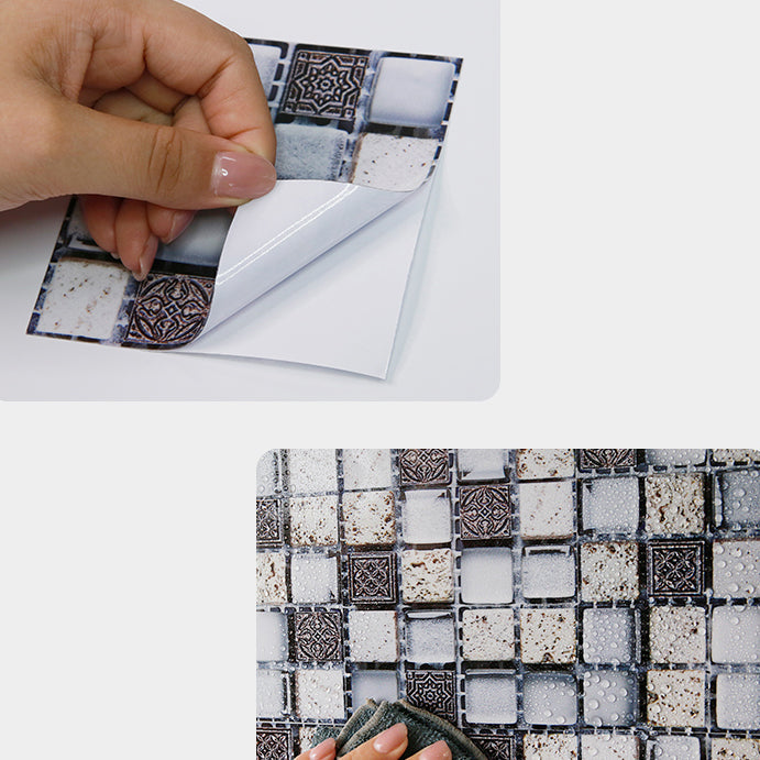 BowLift | Mosaic tile for peeling and sticking Tile mirror kitchen Removable wall tile