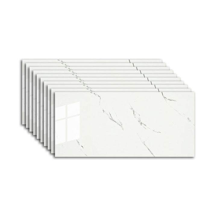 BowLift | Modern Peel & Stick Field Tile PVC Rectangular Wallpaper for Kitchen Backsplash