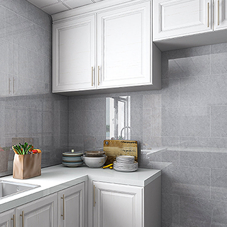 BowLift | Modern Peel & Stick Field Tile PVC Rectangular Wallpaper for Kitchen Backsplash