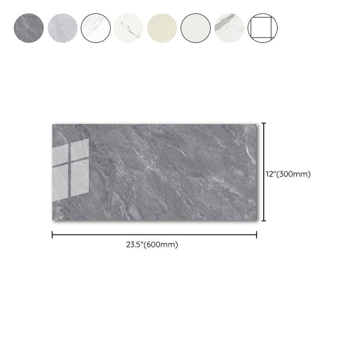 BowLift | Modern Peel & Stick Field Tile PVC Rectangular Wallpaper for Kitchen Backsplash