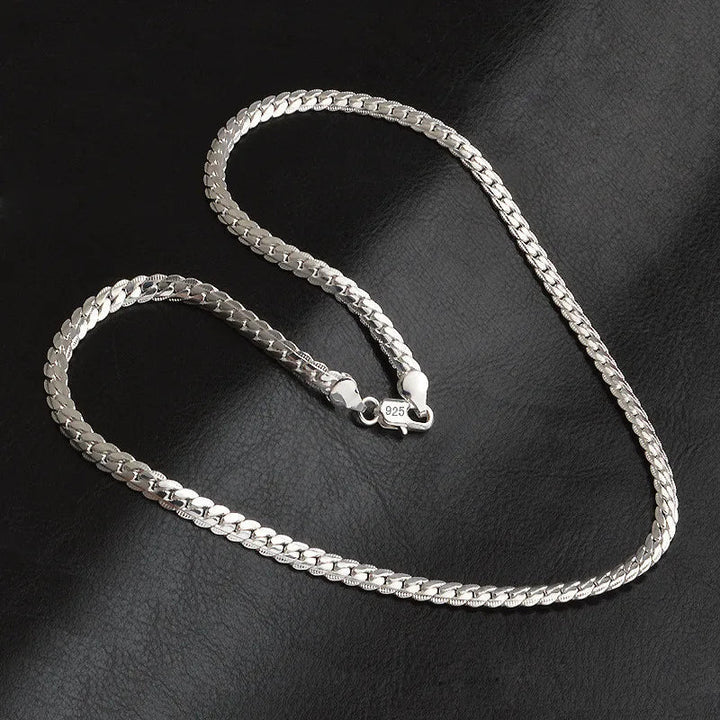 SilverGlow Necklace – Luxe 925 Silver Necklace for Women Bowlift