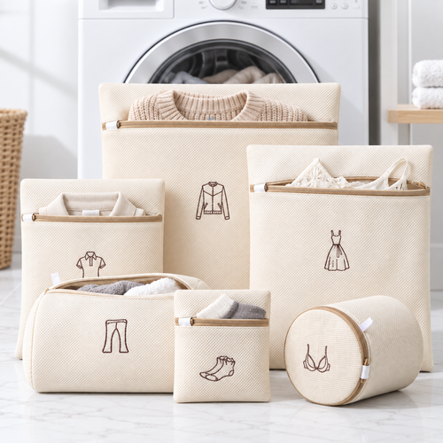 Premium Mesh Laundry Protection Bag Set for Delicates and Shoes Bowlift
