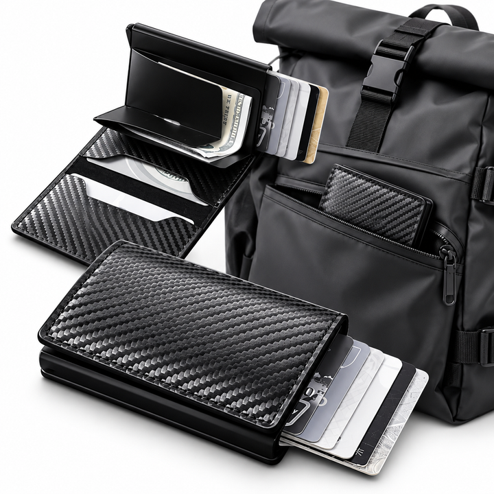 Compact RFID Blocking Slim Card Wallet Bowlift