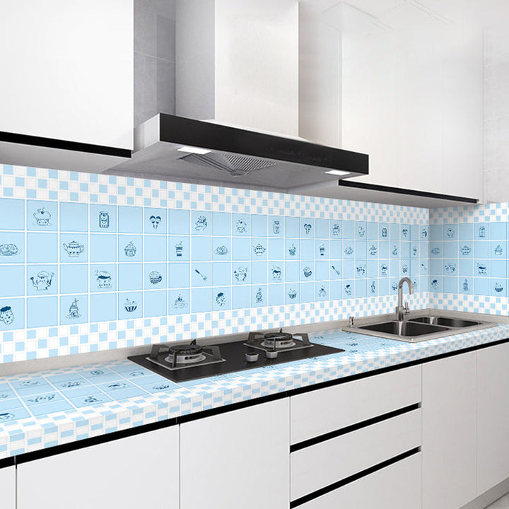BowLift | Modern splash protection wall tile PVC self-adhesive wallpaper for kitchen backsplash