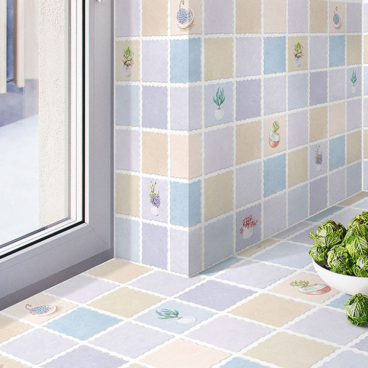 BowLift | Modern splash protection wall tile PVC self-adhesive wallpaper for kitchen backsplash