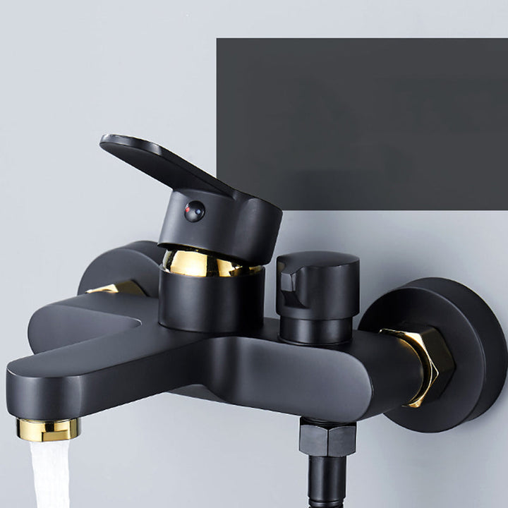 BowLift | Modern Bathtub Faucet Lever Handle Wall Mounted Fixed Bathtub Faucet