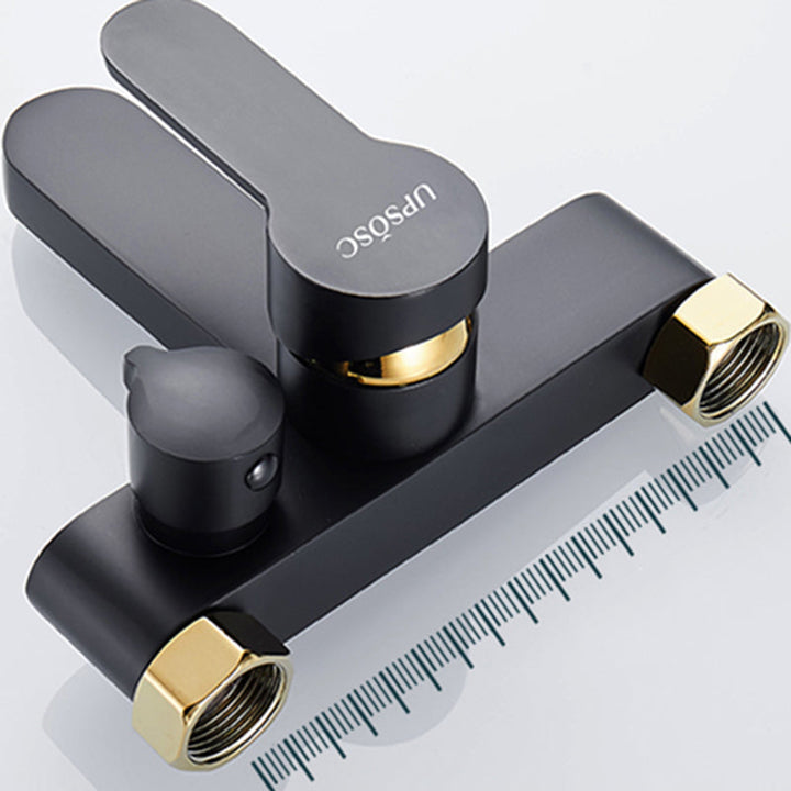 BowLift | Modern Bathtub Faucet Lever Handle Wall Mounted Fixed Bathtub Faucet