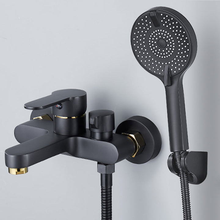 BowLift | Modern Bathtub Faucet Lever Handle Wall Mounted Fixed Bathtub Faucet