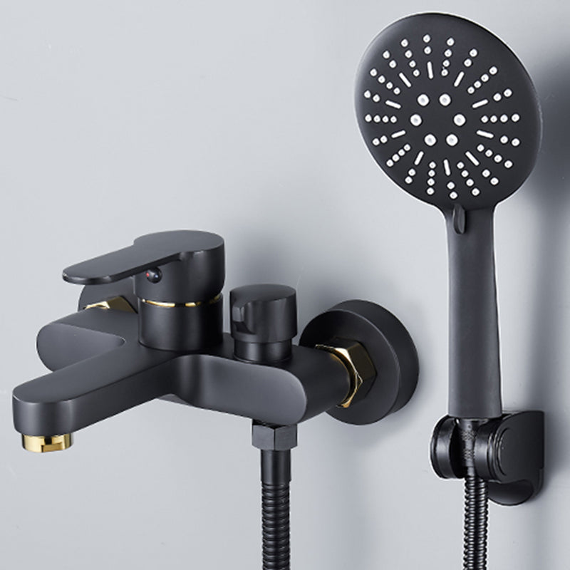 BowLift | Modern Bathtub Faucet Lever Handle Wall Mounted Fixed Bathtub Faucet