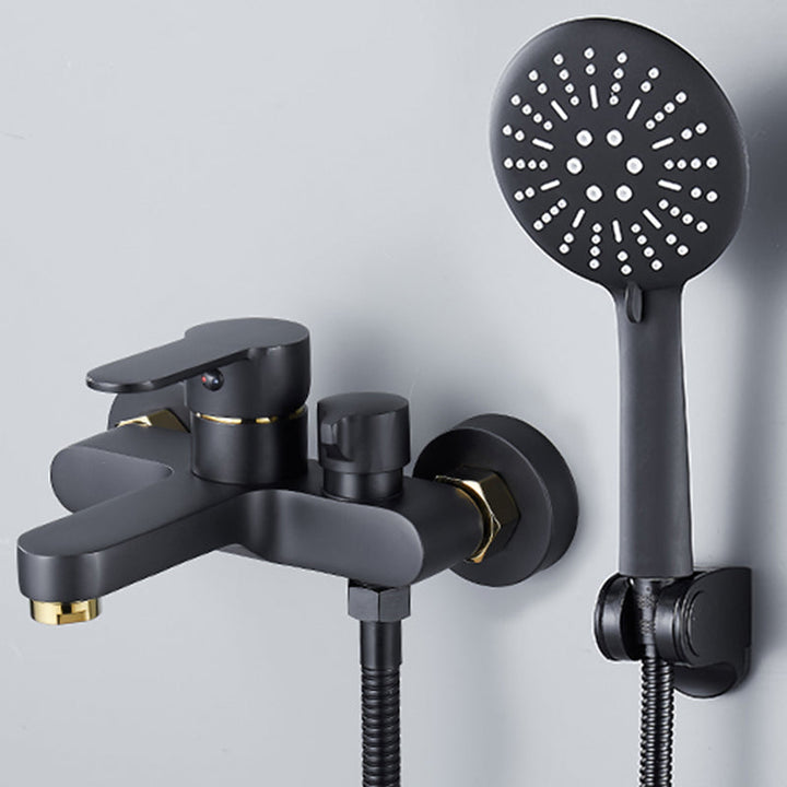 BowLift | Modern Bathtub Faucet Lever Handle Wall Mounted Fixed Bathtub Faucet