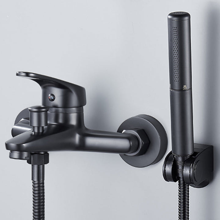 BowLift | Modern Bathtub Faucet Lever Handle Wall Mounted Fixed Bathtub Faucet