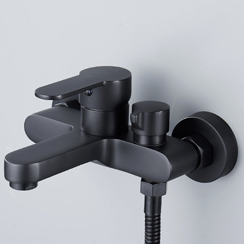 BowLift | Modern Bathtub Faucet Lever Handle Wall Mounted Fixed Bathtub Faucet