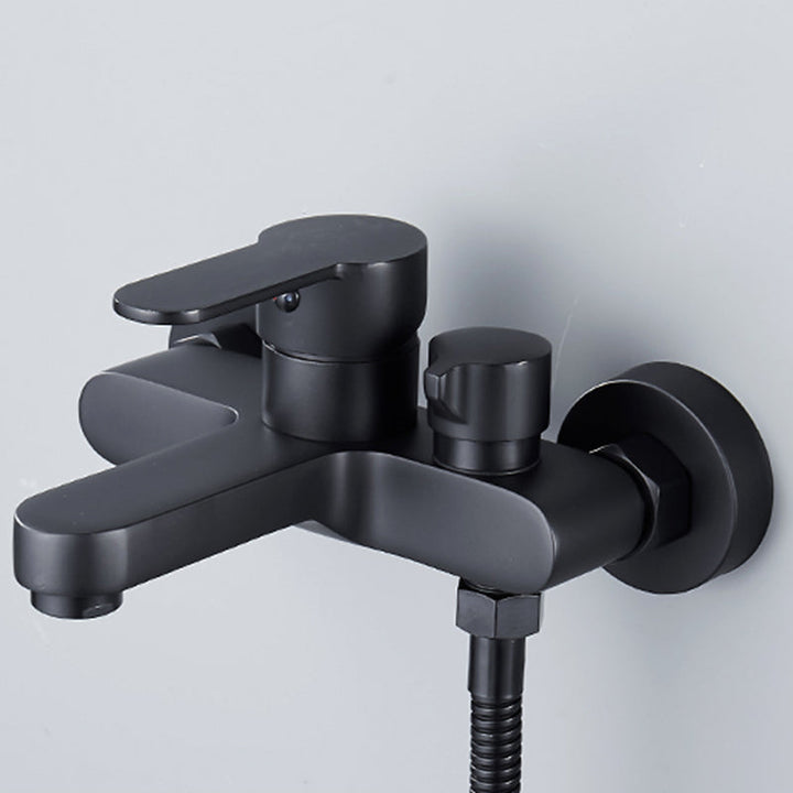BowLift | Modern Bathtub Faucet Lever Handle Wall Mounted Fixed Bathtub Faucet