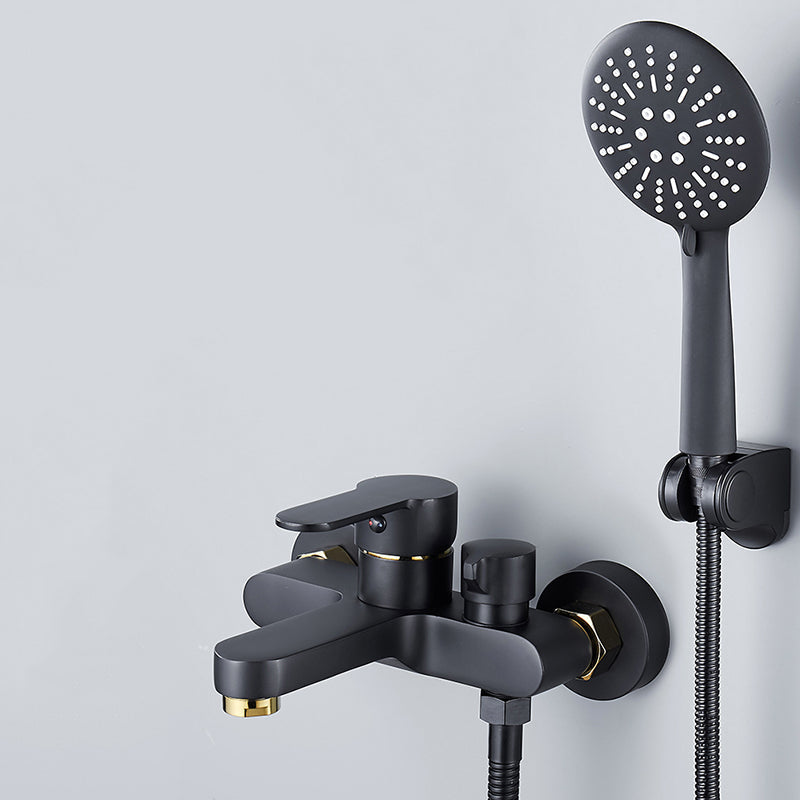 BowLift | Modern Bathtub Faucet Lever Handle Wall Mounted Fixed Bathtub Faucet