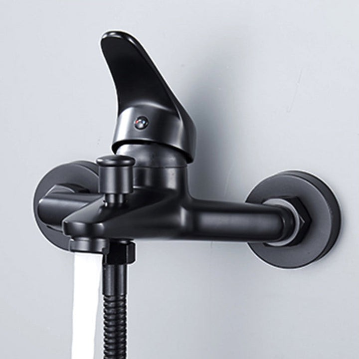 BowLift | Modern Bathtub Faucet Lever Handle Wall Mounted Fixed Bathtub Faucet