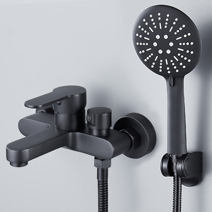 BowLift | Modern Bathtub Faucet Lever Handle Wall Mounted Fixed Bathtub Faucet