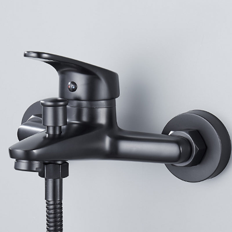 BowLift | Modern Bathtub Faucet Lever Handle Wall Mounted Fixed Bathtub Faucet