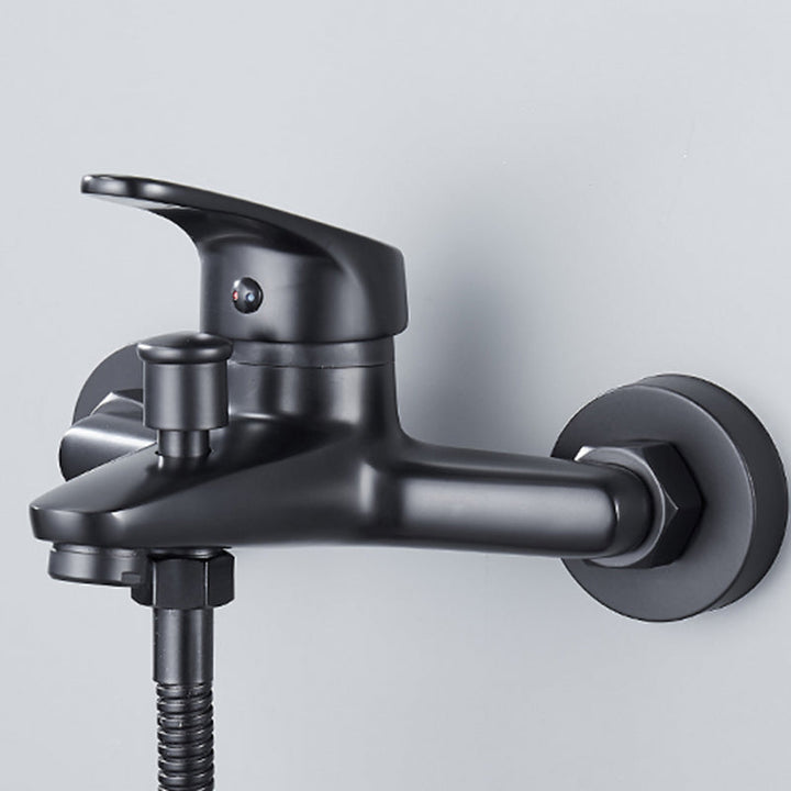 BowLift | Modern Bathtub Faucet Lever Handle Wall Mounted Fixed Bathtub Faucet