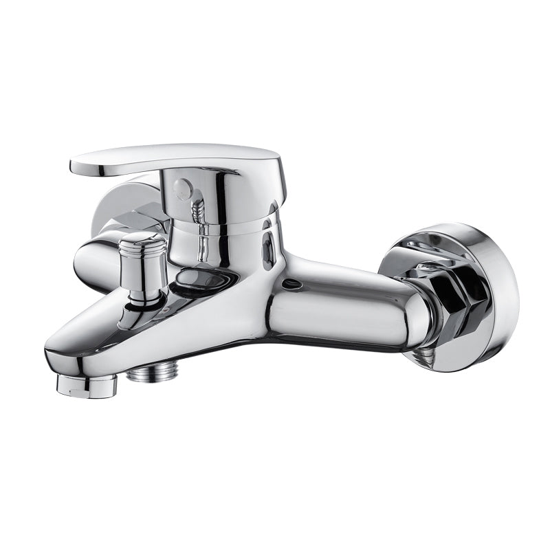 BowLift | Single Lever Bath Mixer 2 Holes Wall Mounted Hand Shower Low Arc Tub Filler