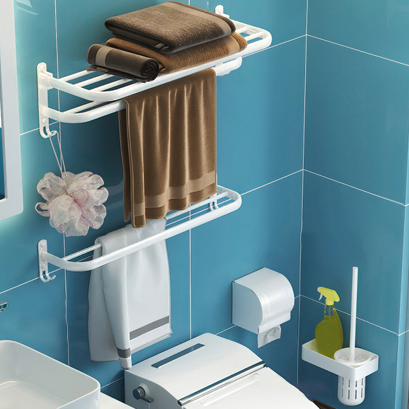 BowLift | Modern Bathroom Hardware Set White Metal Bathroom Accessory Set