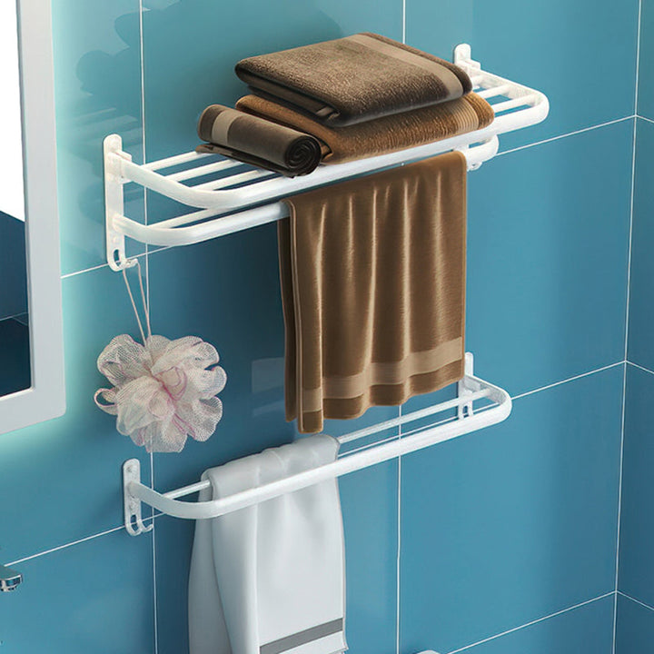 BowLift | Modern Bathroom Hardware Set White Metal Bathroom Accessory Set