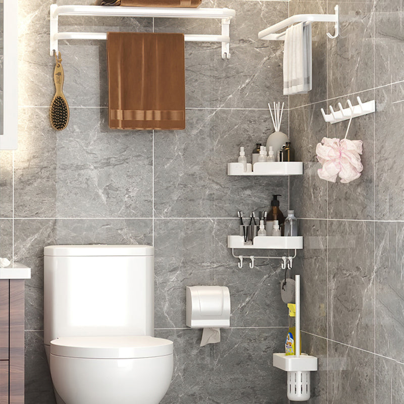 BowLift | Modern Bathroom Hardware Set White Metal Bathroom Accessory Set