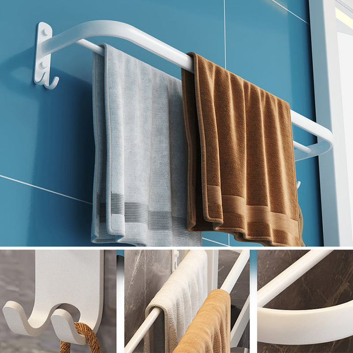 BowLift | Modern Bathroom Hardware Set White Metal Bathroom Accessories Set