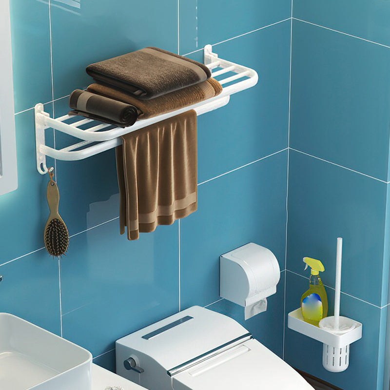 BowLift | Modern Bathroom Hardware Set White Metal Bathroom Accessory Set