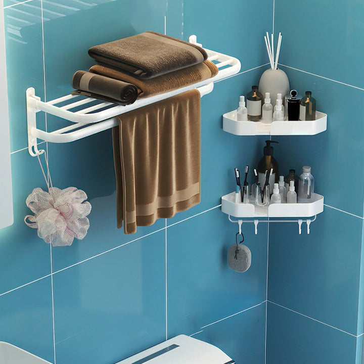 BowLift | Modern Bathroom Hardware Set White Metal Bathroom Accessories Set