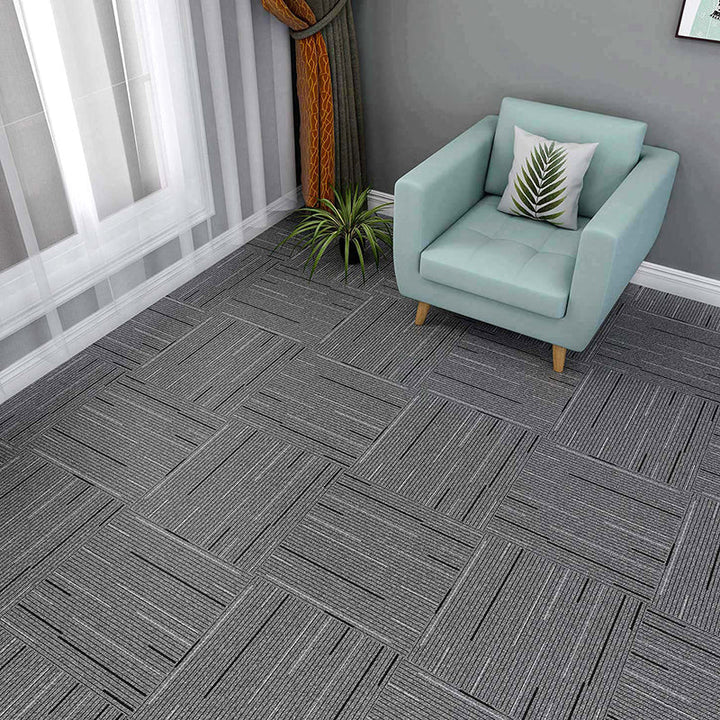 BowLift | Fabric Look Plastic Floor Square Edge Waterproof Floor Tile