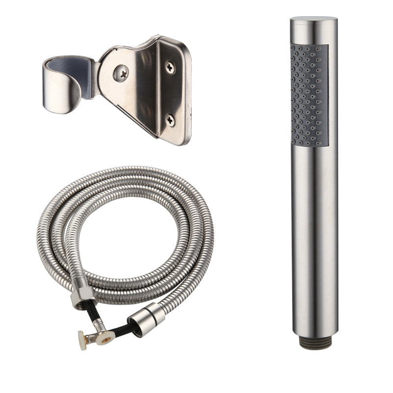 BowLift | Cylindrical Hand Shower with Self-Cleaning Stainless Steel Wall Shower Head