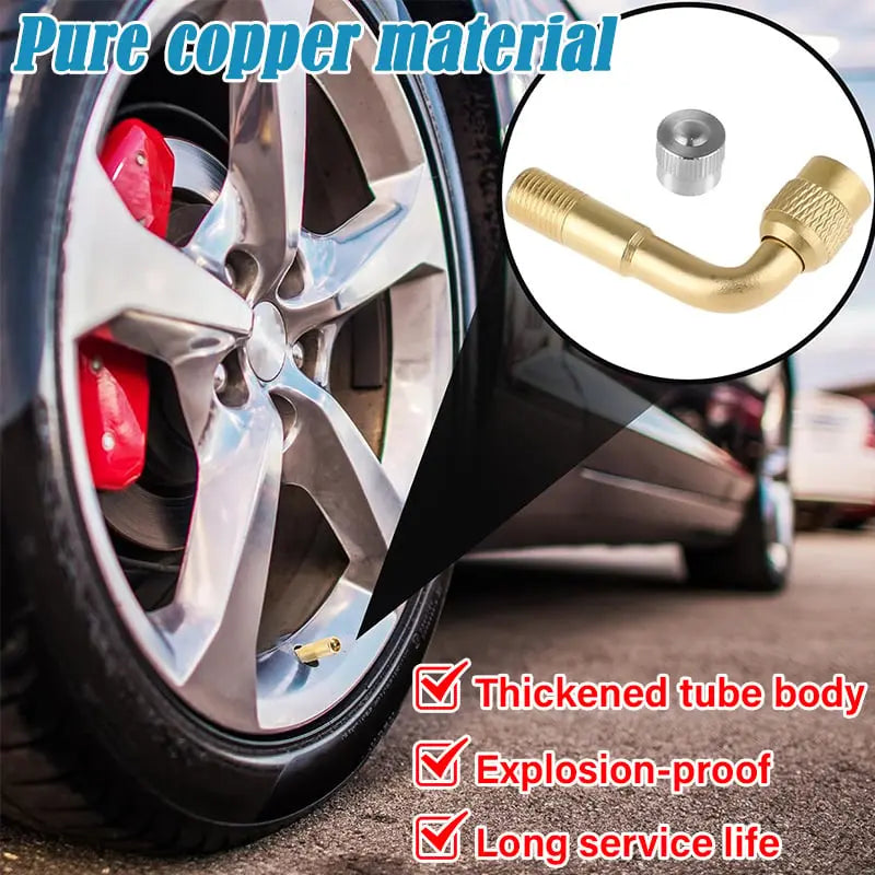 BowLift | Angled Brass Valve Extensions for Vehicles