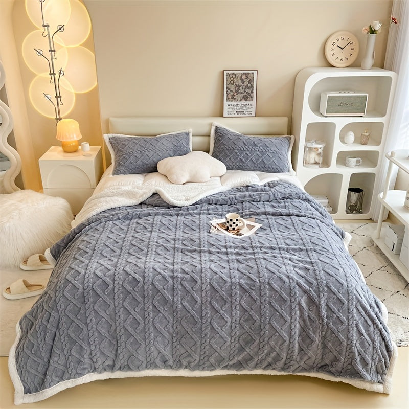 BowLift | Vintage Luxe Reversible Fleece Blanket - Essential for Winter