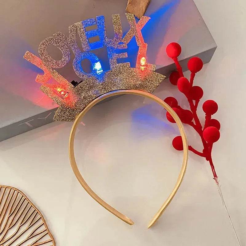 BowLift | Christmas With Light Headband Snowflake Women's