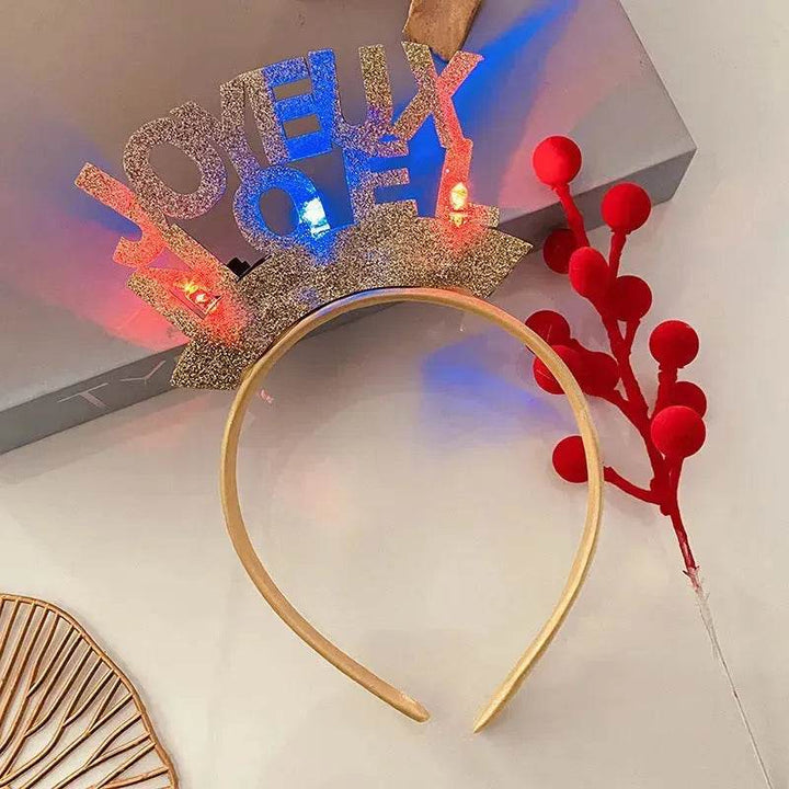 BowLift | Christmas With Light Headband Snowflake Women's