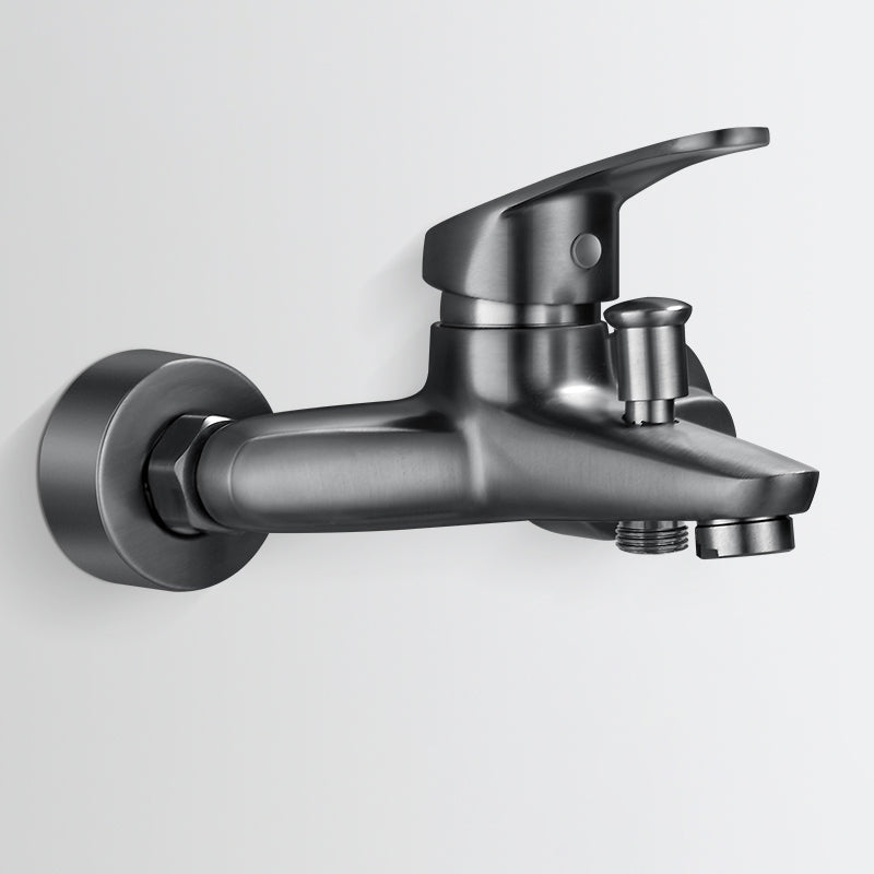 BowLift | Solid Bathtub Faucet Handheld Shower Hose Lever Handle Wall-Mounted 2 Holes Bathtub Fill Valve
