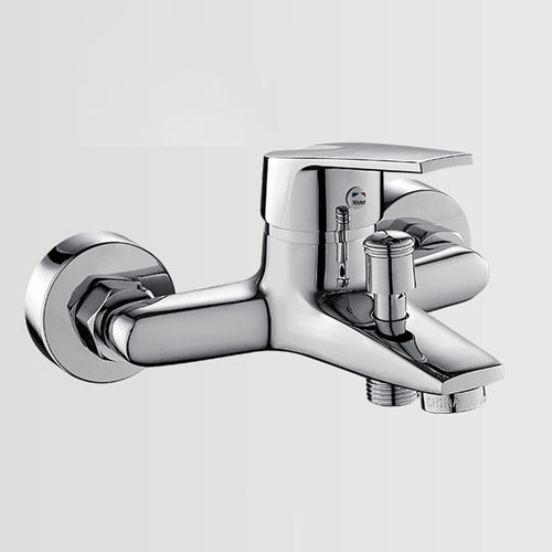 BowLift | Solid Bathtub Faucet Handheld Shower Hose Lever Handle Wall-Mounted 2 Holes Bathtub Fill Valve