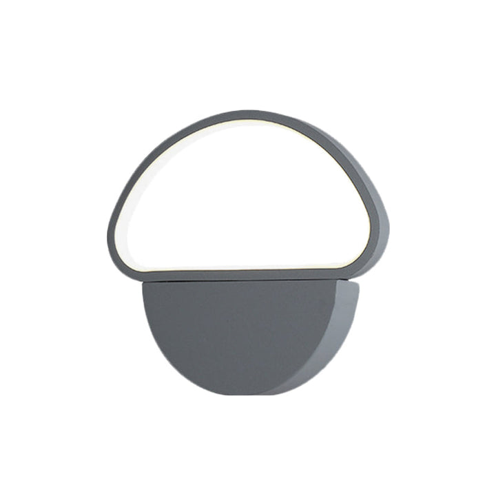 BowLift | Mushroom-shaped wall lamp wall light contemporary acrylic gray LED wall-mounted light for bedroom