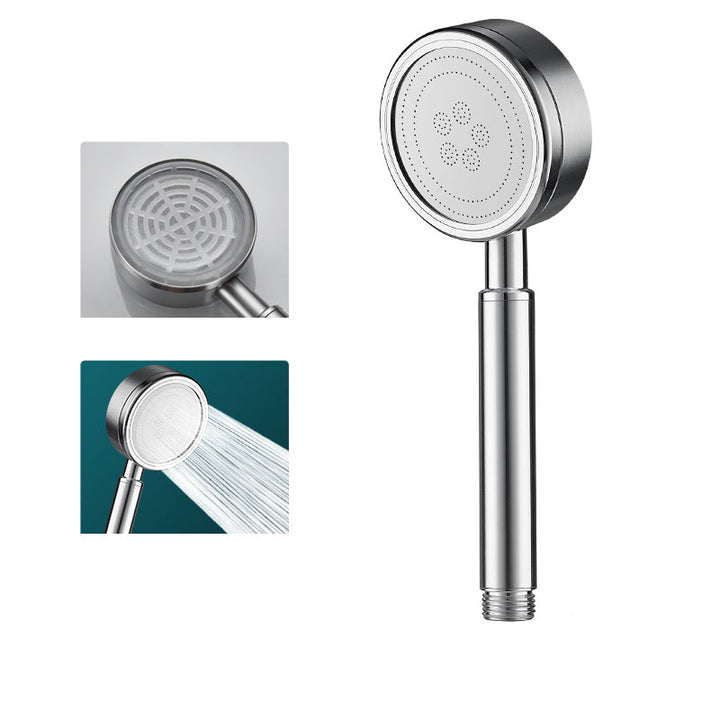 BowLift | Modern round hand shower water-saving shower head made of stainless steel