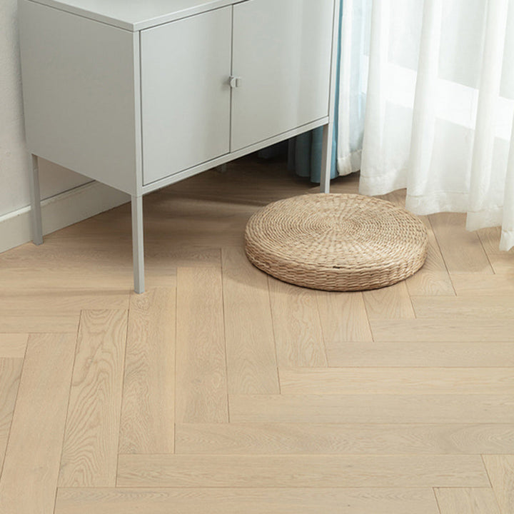 BowLift | Traditional Wood Tiles Wire Brushed Parquet Click Lock Wood Floor Panels