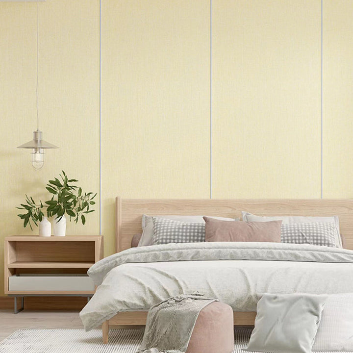 BowLift | Contemporary Style Wall Panel Linen Living Space Peel and Stick Wall Covering