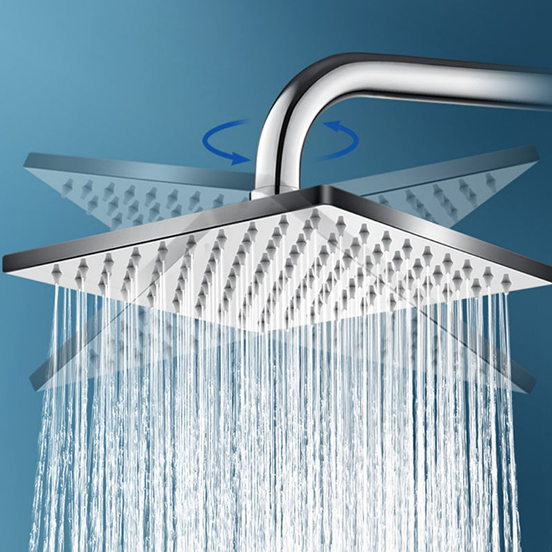 BowLift | Contemporary square shower head combination with hand shower