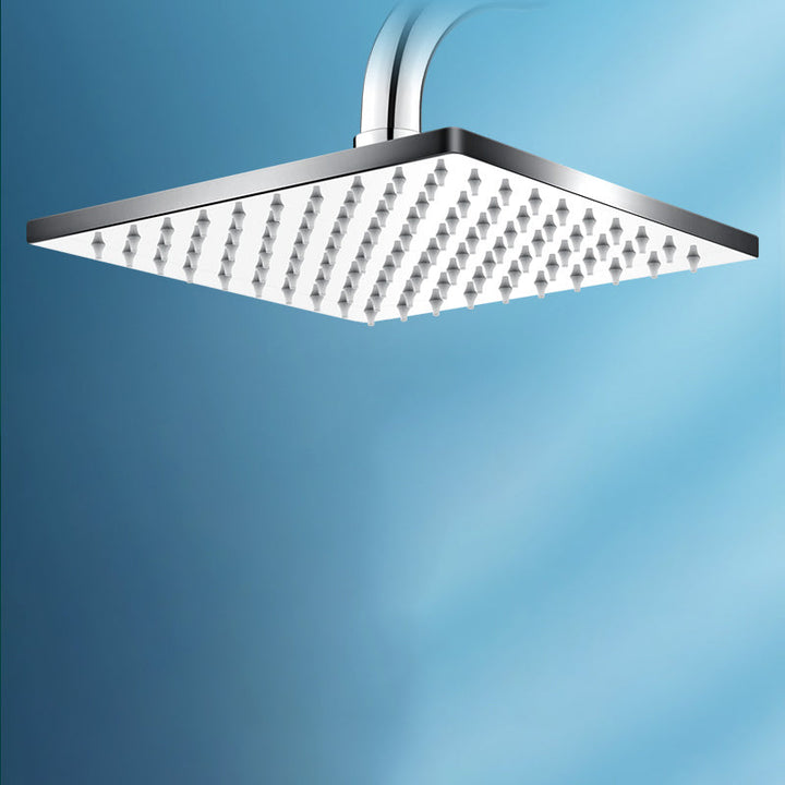 BowLift | Contemporary square shower head combination with handheld shower