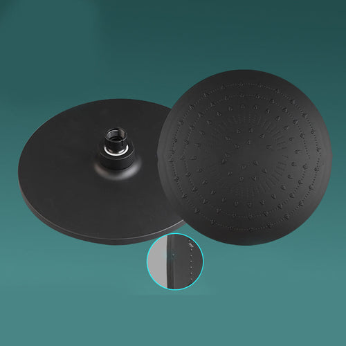 BowLift | Modern rectangular shower head combo standard spray pattern with hand shower