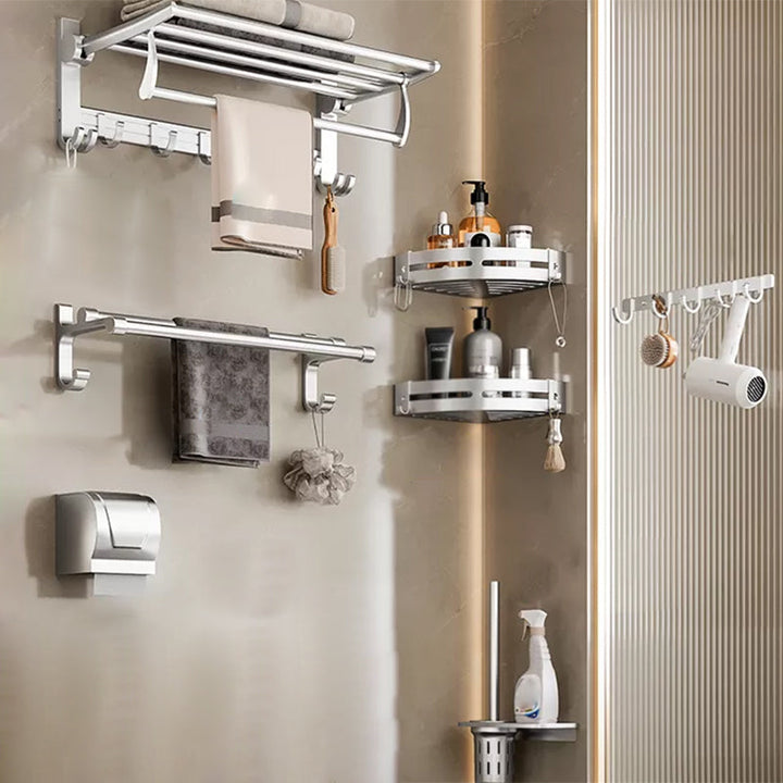 BowLift | Metal Bathroom Hardware Set Adhesive Installation Bathroom Accessories Kit